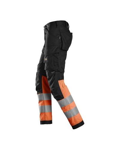 Warning trousers with stretch, class 1