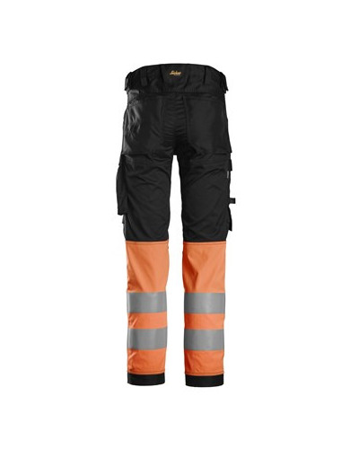 Warning trousers with stretch, class 1