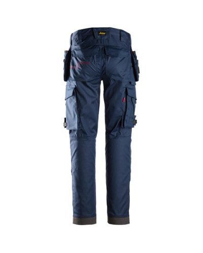 Work trousers with stretch and holster pockets