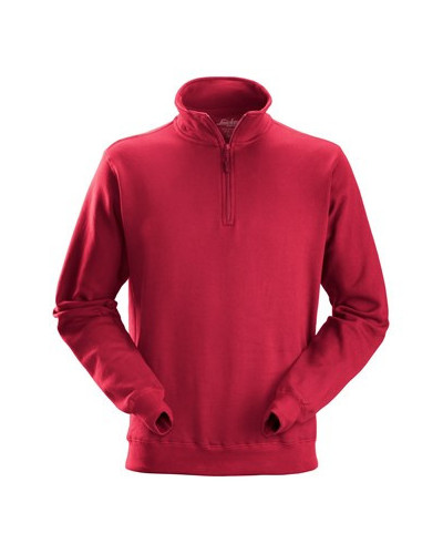 Snickers Workwear Sweatshirt med halvlång dragkedja