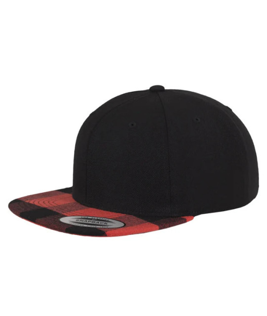 Flexfit Yupoong Checked Flanell Peak Snapback