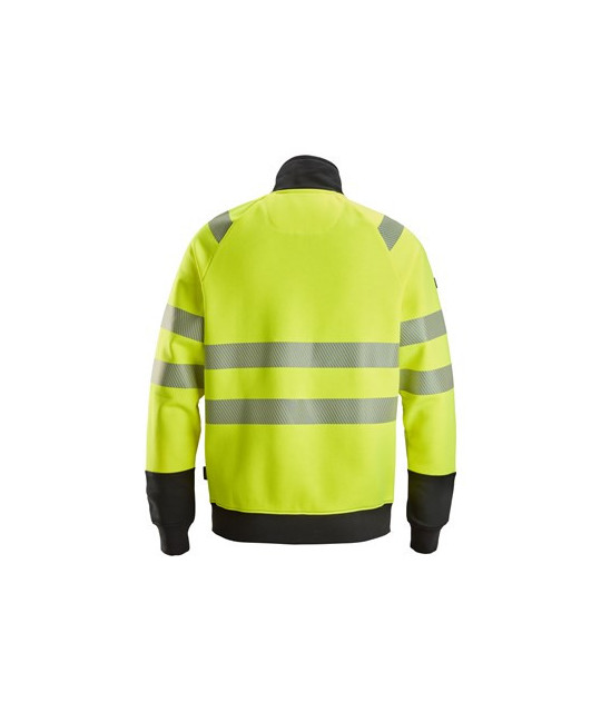 High-visibility jacket with full-length zipper, class 2