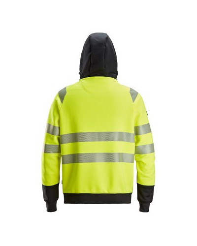 Snickers Workwear Huvtröja med hellång dragkedja, varsel klass 2