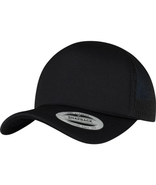 Flexfit Yupoong Foam Trucker Cap Curved Visor