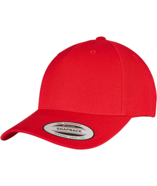 Flexfit Yupoong YP Classic 5-Panel Prem Curved Visor Snapback Cap