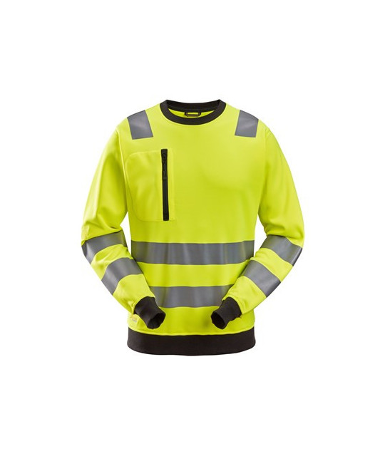 High-visibility sweatshirt, class 2/3