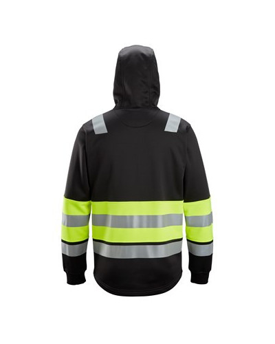 Snickers Workwear Huvtröja med hellång dragkedja, varsel klass 1