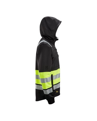 Snickers Workwear Huvtröja med hellång dragkedja, varsel klass 1