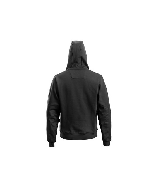 Hooded sweatshirt with zipper