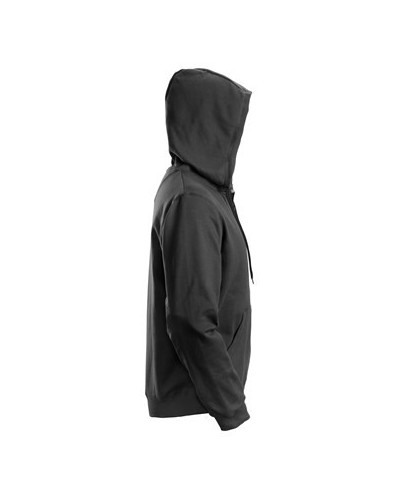 Hooded sweatshirt with zipper