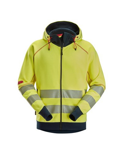 ProtecWork hooded jacket with arc flash protection, high visibility class 3/2