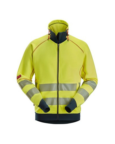 ProtecWork sweatshirt with full-length zipper and arc flash protection, high visibility class 3/2