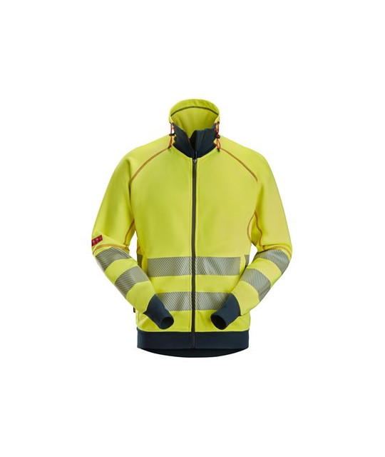 ProtecWork sweatshirt with full-length zipper and arc flash protection, high visibility class 3/2