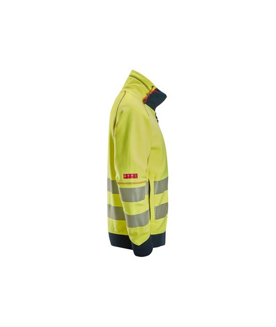 ProtecWork sweatshirt with full-length zipper and arc flash protection, high visibility class 3/2