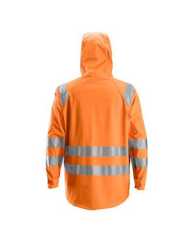 Snickers Workwear Regnjacka PU, varsel klass 3