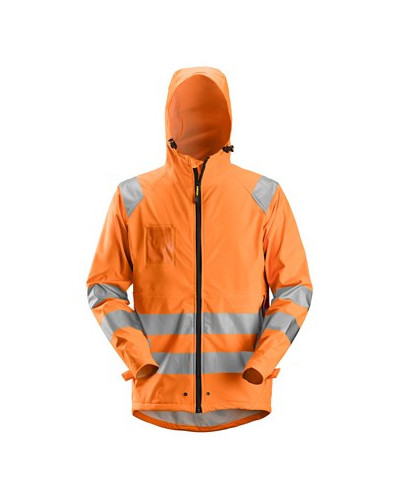 Snickers Workwear Regnjacka PU, varsel klass 3