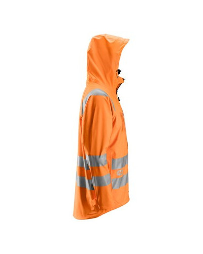 Snickers Workwear Regnjacka PU, varsel klass 3