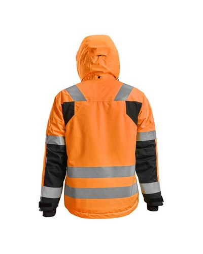 Snickers Workwear Fodrad jacka, varsel klass 3
