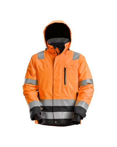 Lined high-visibility jacket, class 3