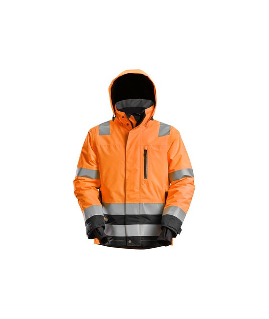 Lined high-visibility jacket, class 3