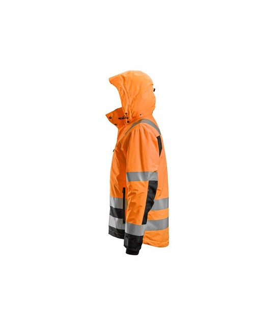 Snickers Workwear Fodrad jacka, varsel klass 3