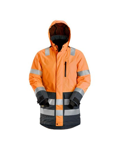 Snickers Workwear Vattentät parka, varsel klass 3