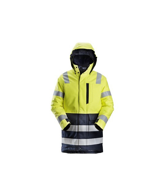 Snickers Workwear Fodrad parkas, varsel klass 3