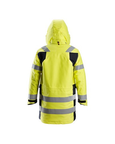 Snickers Workwear Fodrad parkas, varsel klass 3