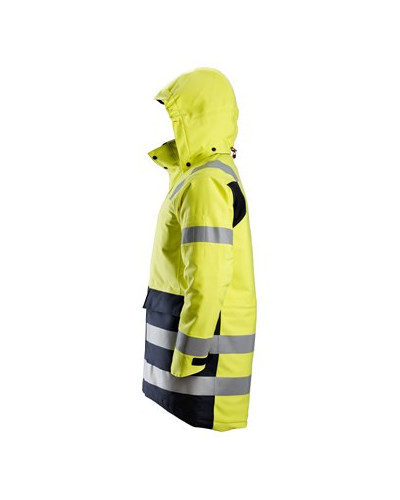 Snickers Workwear Fodrad parkas, varsel klass 3