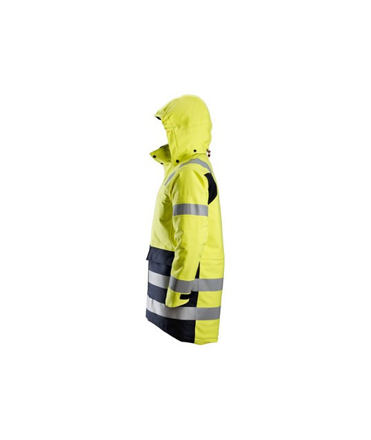 Snickers Workwear Fodrad parkas, varsel klass 3
