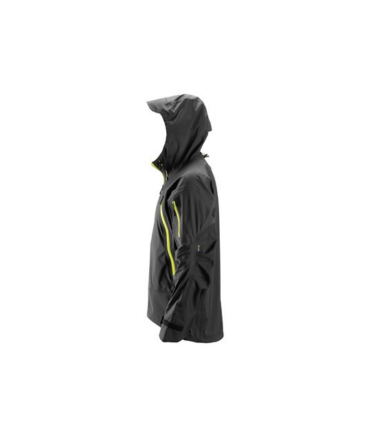 Waterproof shell jacket with stretch