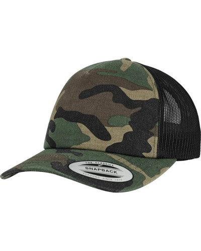 Flexfit Yupoong Camo Trucker Cap