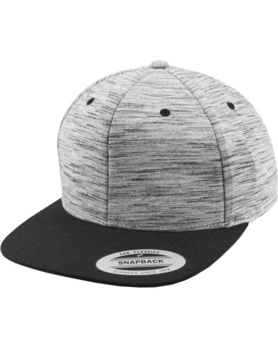 Flexfit Yupoong Stripes Melange Crown Snapback