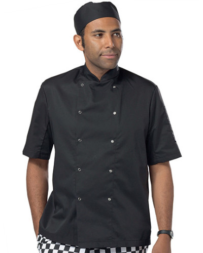 Short Sleeve Snap Stud Fastening Jacket