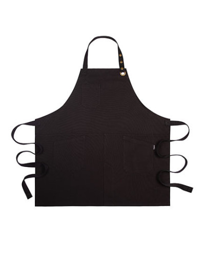 Canvas Apron with Brass Eyelets