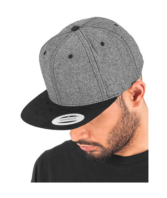 Flexfit Yupoong Chambray-Suede Snapback