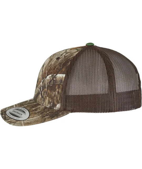 Flexfit Yupoong RealTree Camo Retro Trucker Cap