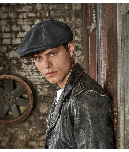 Beechfield Melton Wool Baker Boy Cap