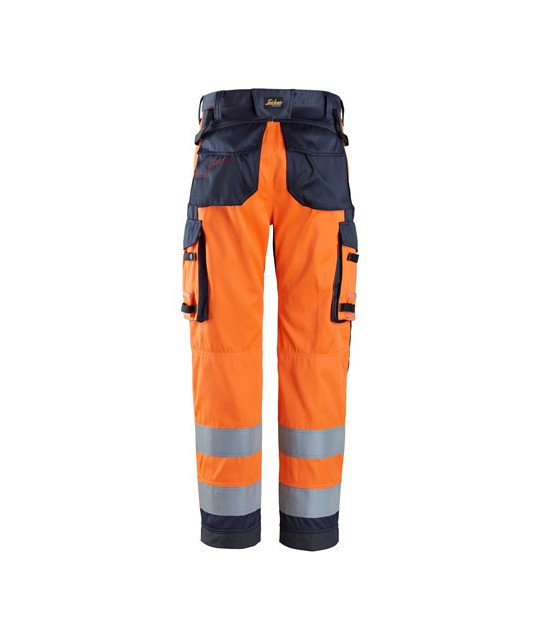 Snickers Workwear Arbetsbyxa, varselorange klass 2