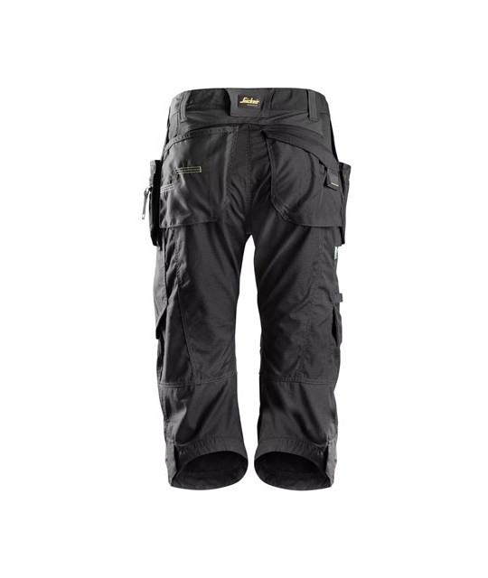 Work trousers+ in three-quarter length with holster pockets