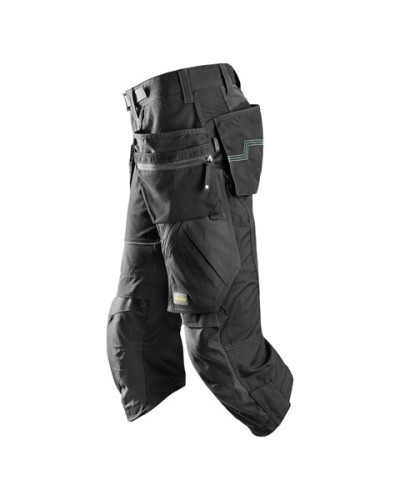 Work trousers+ in three-quarter length with holster pockets