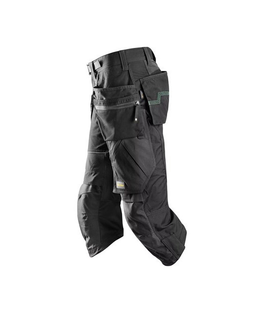 Work trousers+ in three-quarter length with holster pockets