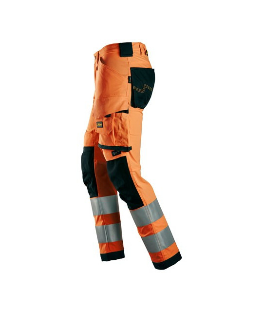 Warning pants with stretch, class 2
