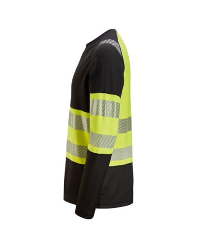 Snickers Workwear Långärmad T-shirt, varsel klass 1