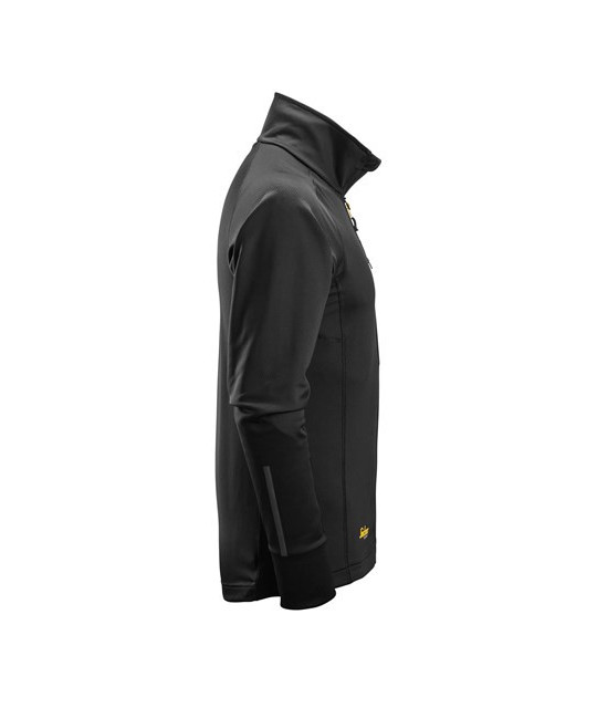 Midlayer with full-length zipper