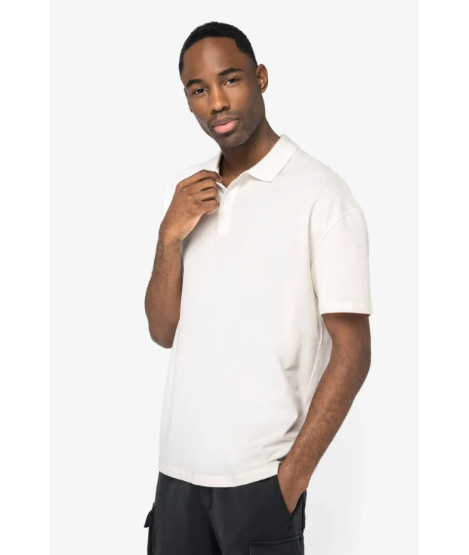 Native Spirit Eco-Friendly Men's Dropped Shoulders Pique Knit Polo ...