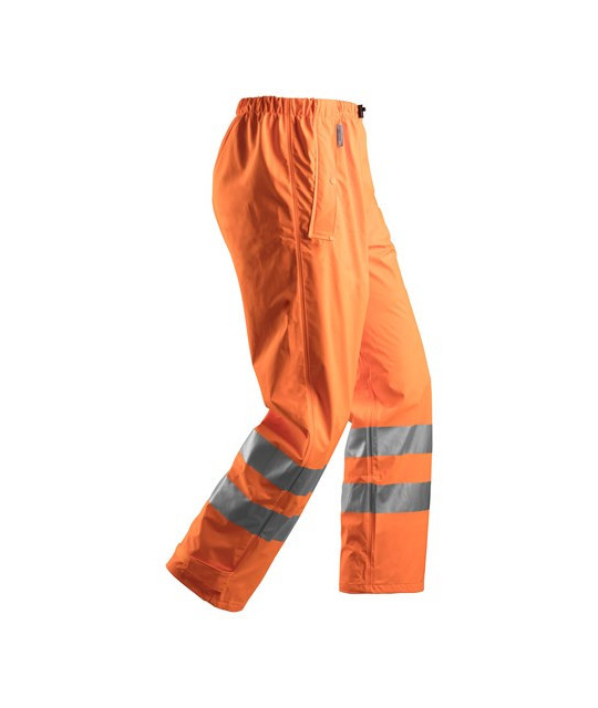 Snickers Workwear Regnbyxa PU, varsel klass 2