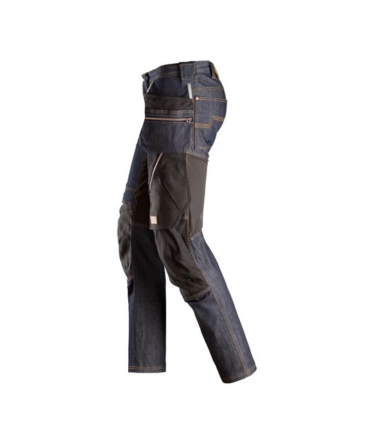 Snickers Workwear Denim Arbetsbyxor+ med hölsterfickor