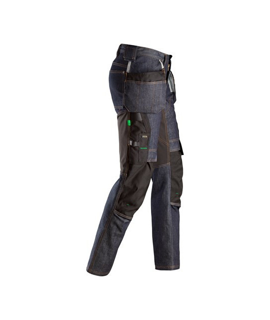 Snickers Workwear Denim Arbetsbyxor+ med hölsterfickor