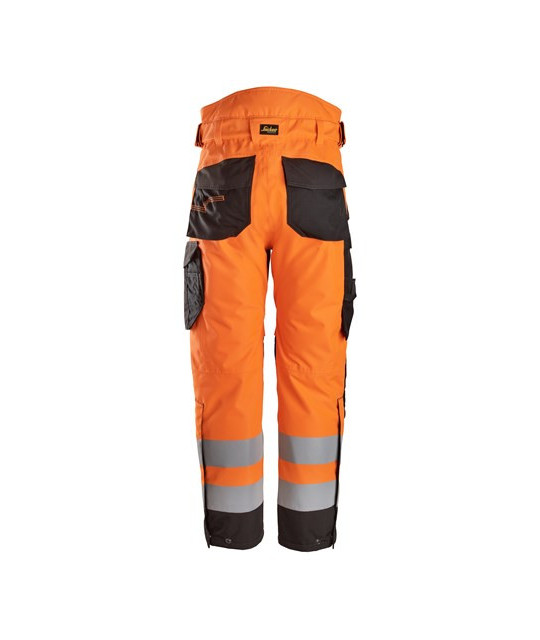 Snickers Workwear AllroundWork, vattentäta byxor 37,5®, varsel klass 2